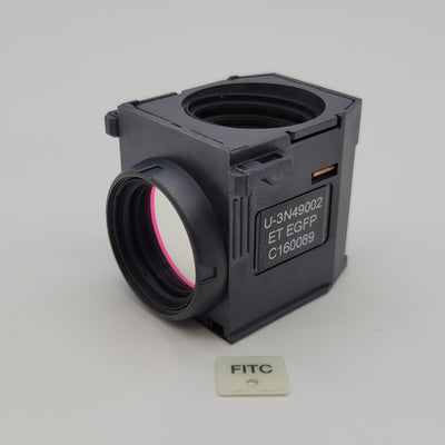 Olympus Microscope ET EGFP (FITC/Cy2) Fluorescence Filter Cube BX3/IX3 Series - microscopemarketplace