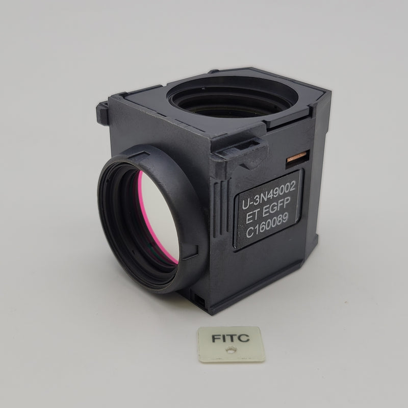Olympus Microscope ET EGFP (FITC/Cy2) Fluorescence Filter Cube BX3/IX3 Series - microscopemarketplace