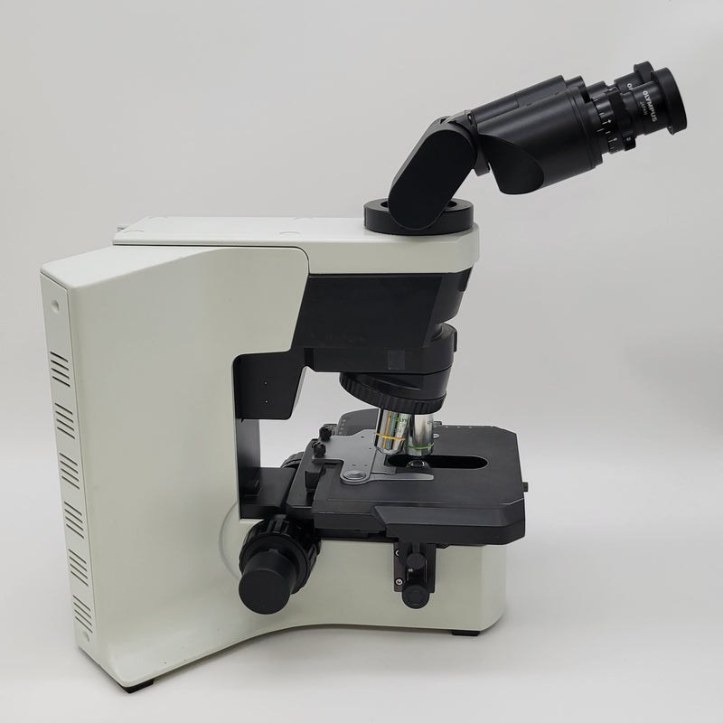 Olympus Microscope BX45 with Phase Contrast and Tilting Head (Copy) - microscopemarketplace