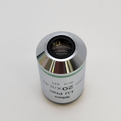 Nikon Microscope Objective LU Plan 20x ELWD EPI - microscopemarketplace