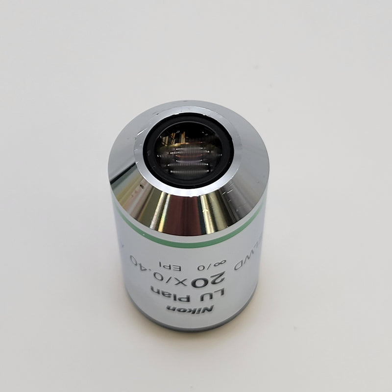 Nikon Microscope Objective LU Plan 20x ELWD EPI - microscopemarketplace