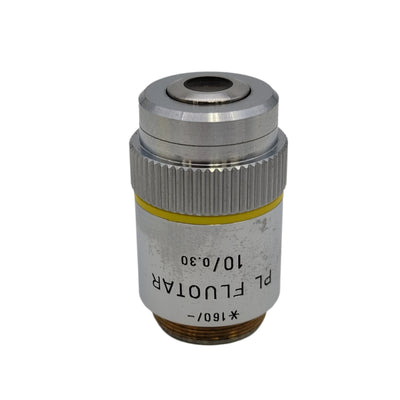 Leitz Microscope Objective PL Fluotar 10x 160/-  519872 - microscopemarketplace