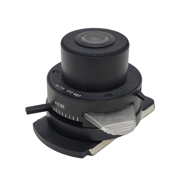 Leitz Microscope Abbe Condenser Nr. 56  512807 with Diffusion Filter - microscopemarketplace