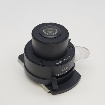Leitz Microscope Abbe Condenser Nr. 56  512807 with Diffusion Filter - microscopemarketplace