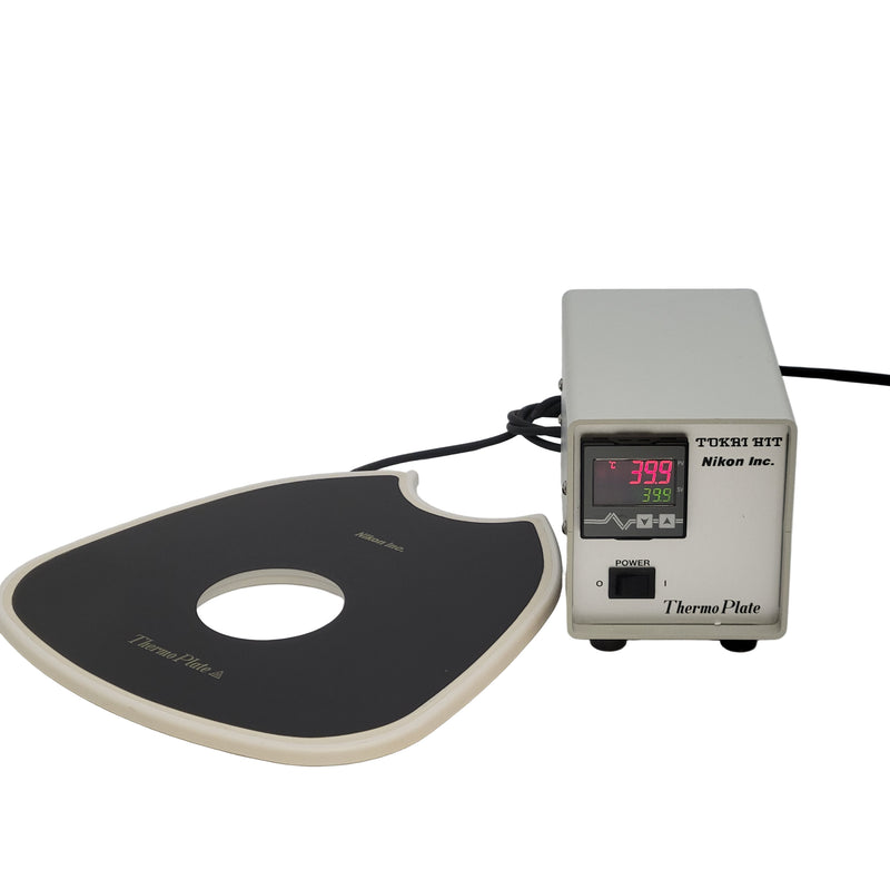 Nikon Stereo Microscope Tokai Hit Thermo Plate with Power Supply - microscopemarketplace