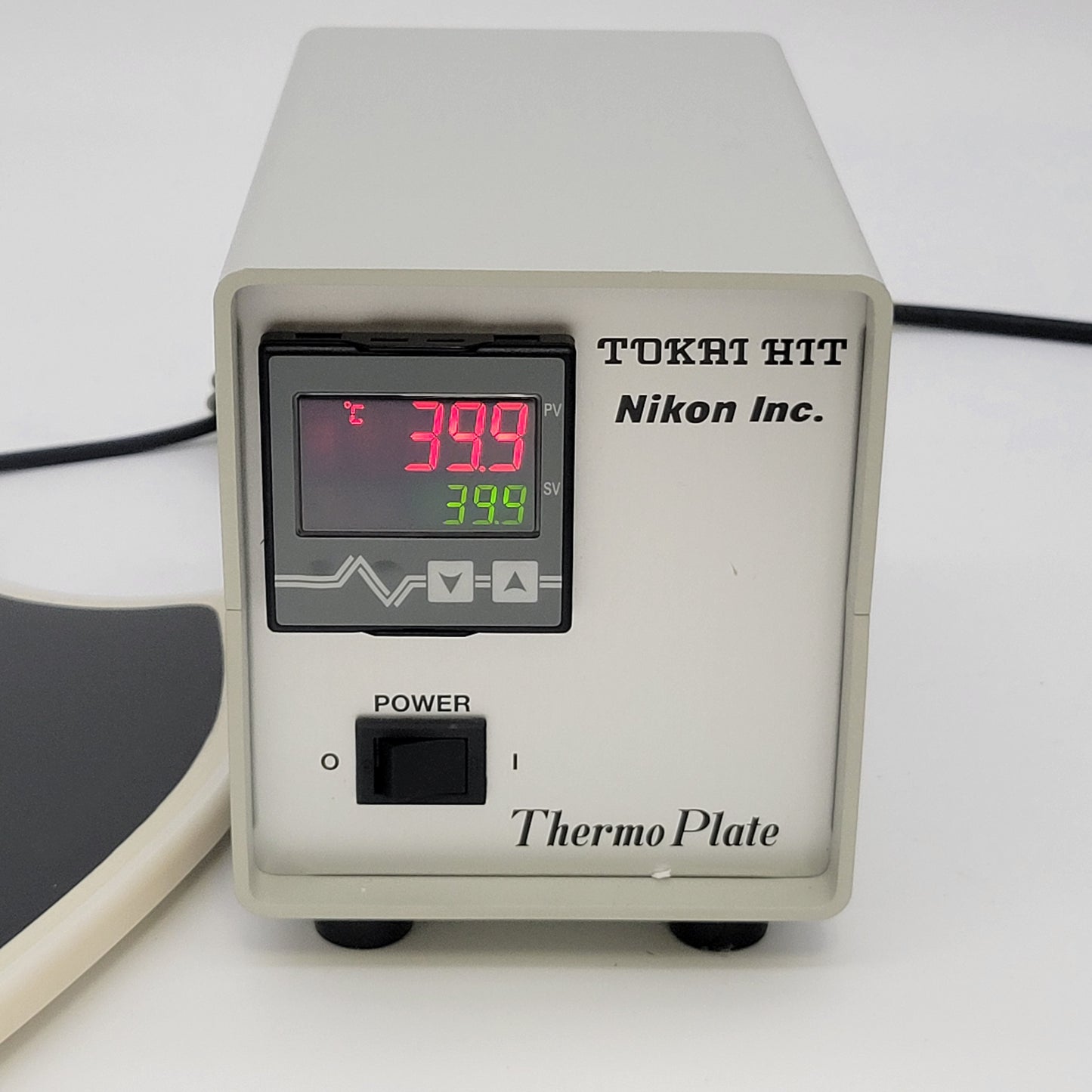 Nikon Stereo Microscope Tokai Hit Thermo Plate with Power Supply - microscopemarketplace
