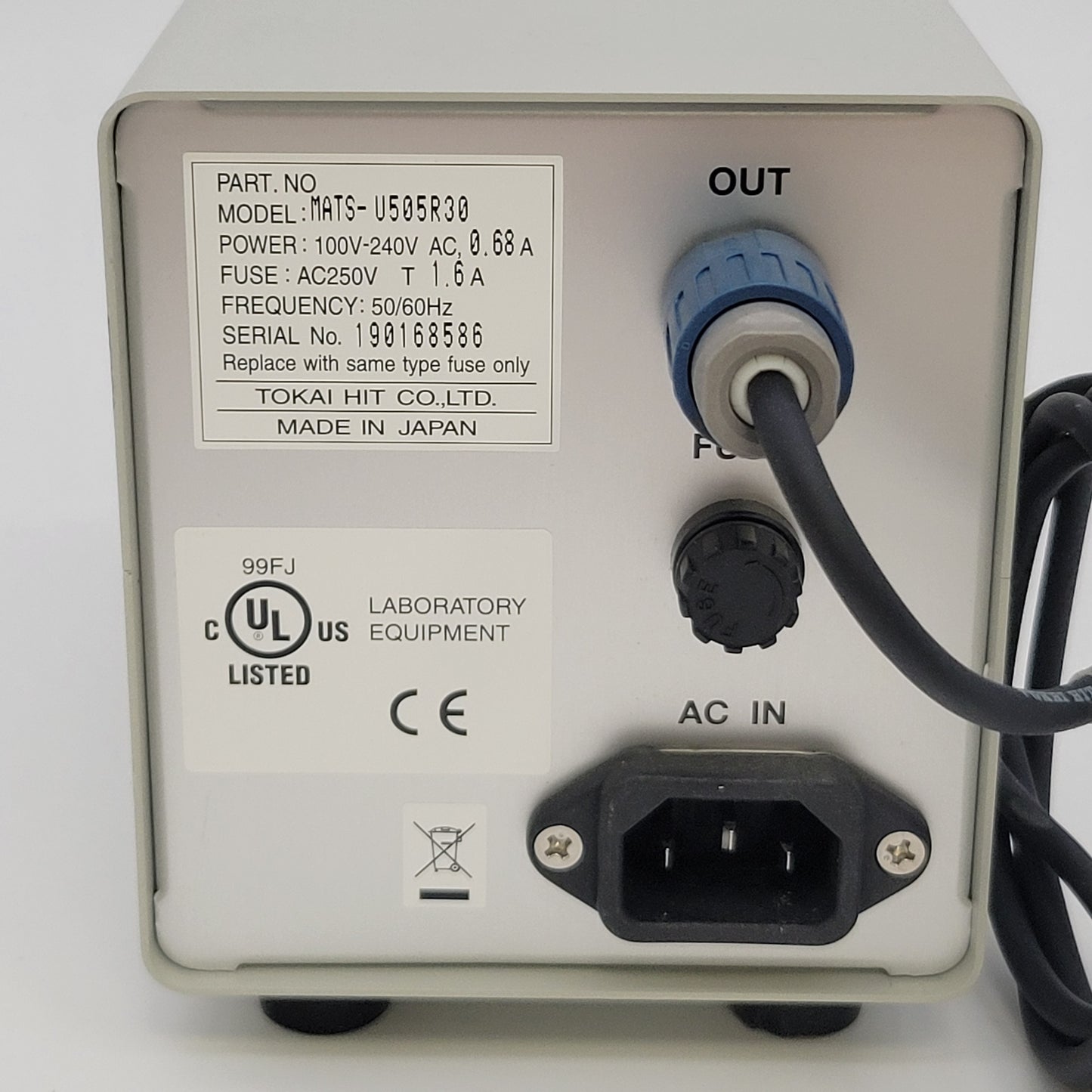 Nikon Stereo Microscope Tokai Hit Thermo Plate with Power Supply - microscopemarketplace