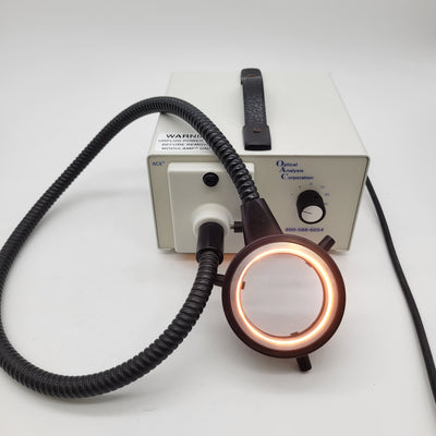 Schott Stereo Microscope Fiber Optic 66mm Ring Light and Illuminator - microscopemarketplace