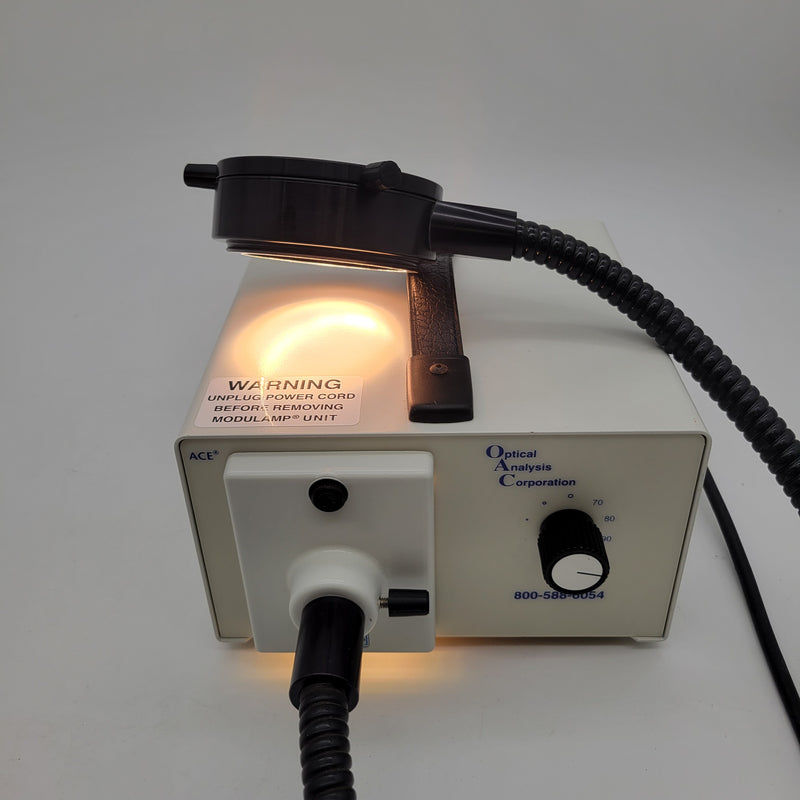 Schott Stereo Microscope Fiber Optic 66mm Ring Light and Illuminator - microscopemarketplace
