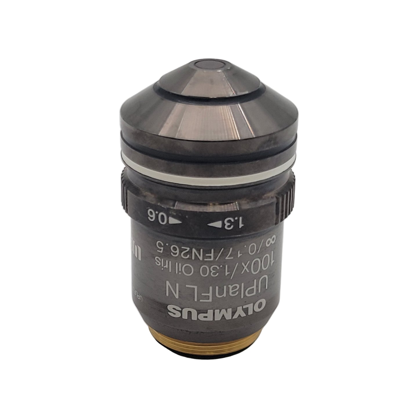 Olympus Microscope Objective UPlanFL N 100x Oil with Iris Diaphragm