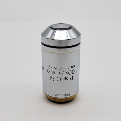 Olympus Microscope Objective PlanC N 100x Oil | Used - microscopemarketplace