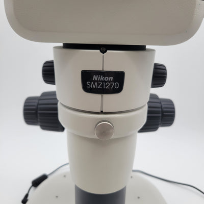 Nikon Stereo Microscope SMZ1270i with Tilting Trinocular Head & Diascopic Stand - microscopemarketplace