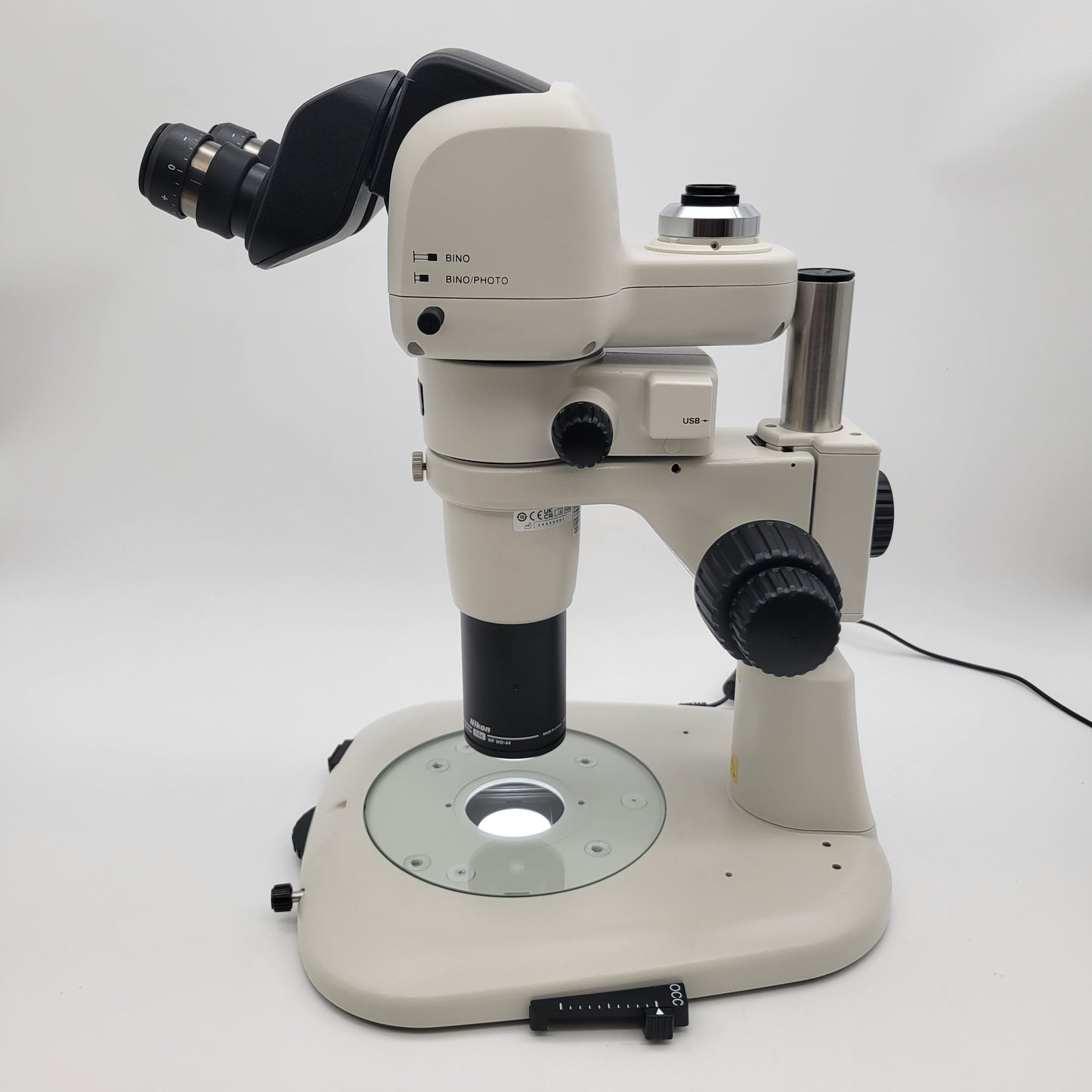 Nikon Stereo Microscope SMZ1270i with Tilting Trinocular Head & Diascopic Stand - microscopemarketplace