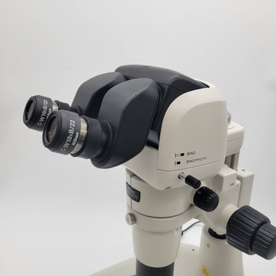 Nikon Stereo Microscope SMZ1270i with Tilting Trinocular Head & Diascopic Stand - microscopemarketplace