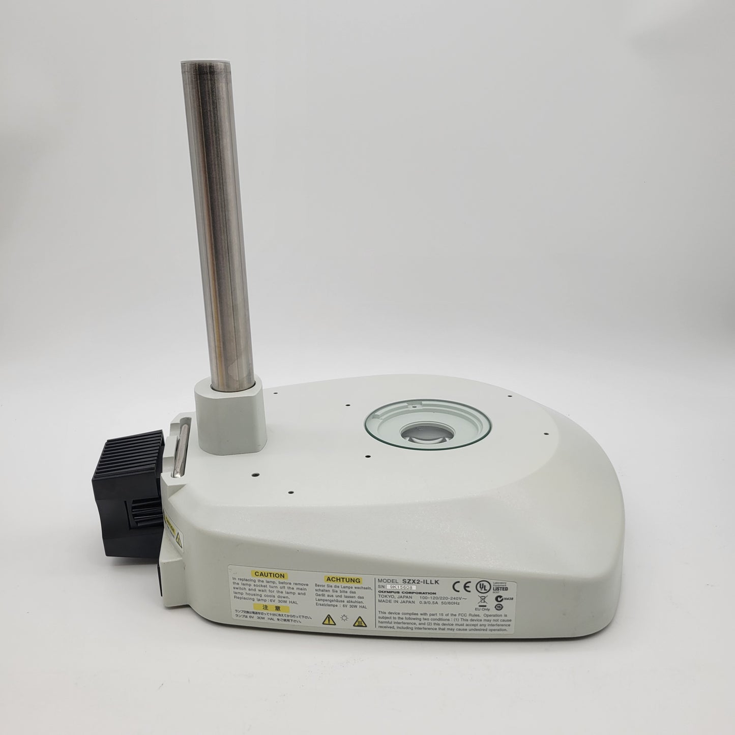 Olympus Stereo Microscope SZX2-ILLK Transmitted Light Stand for SZX10 & SZX16