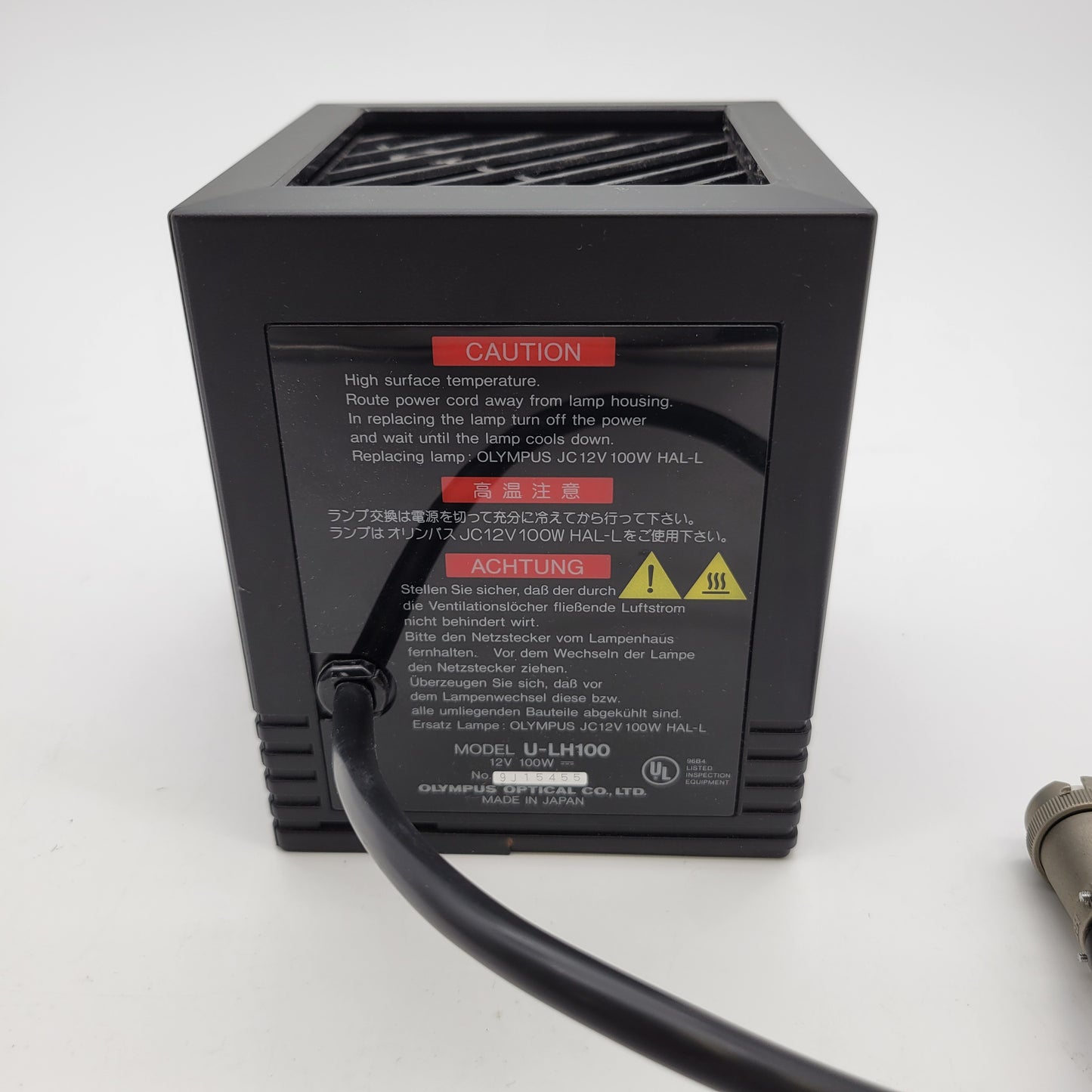 Olympus Microscope Lamphouse U-LH100 Halogen 12V 100W