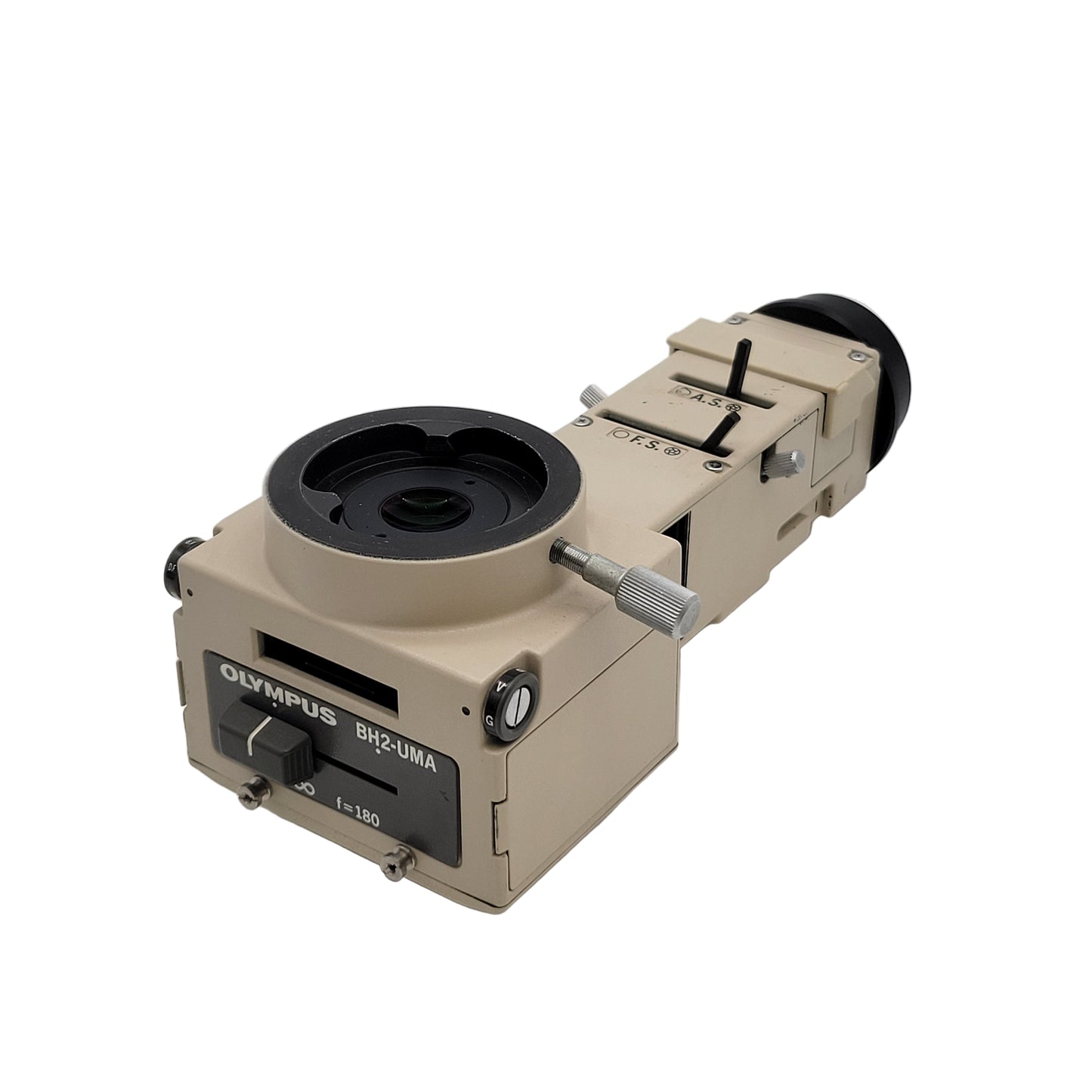 Olympus Microscope BH2-UMA Vertical Illuminator with BF Brightfield Cube - microscopemarketplace
