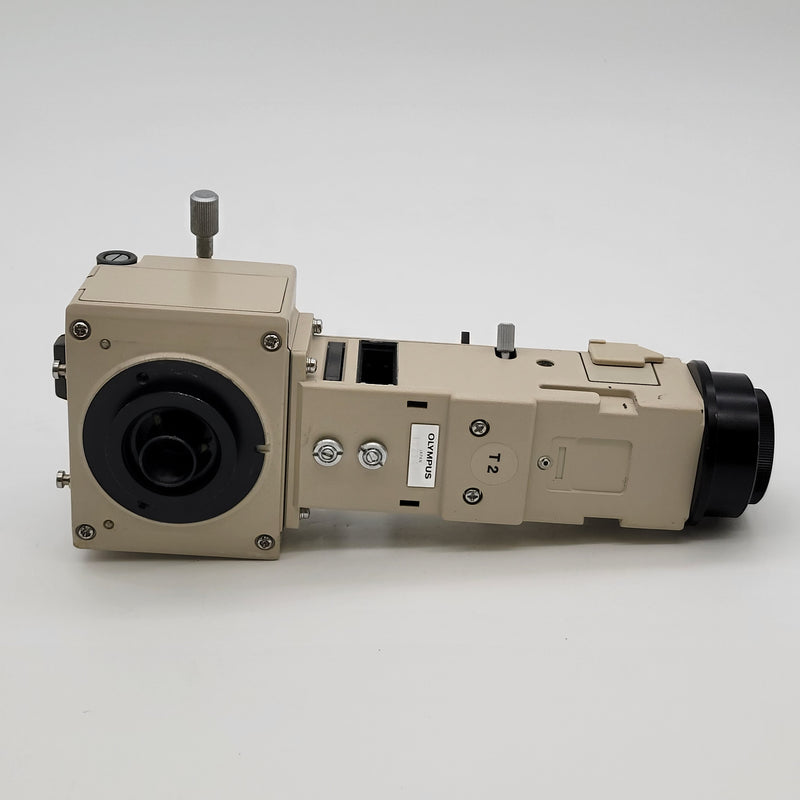 Olympus Microscope BH2-UMA Vertical Illuminator with BF Brightfield Cube - microscopemarketplace