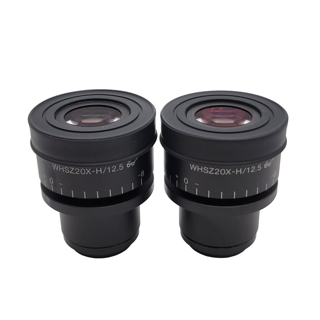 Olympus Microscope Eyepiece Pair WHSZ20X-H/12.5 20x Eyepieces