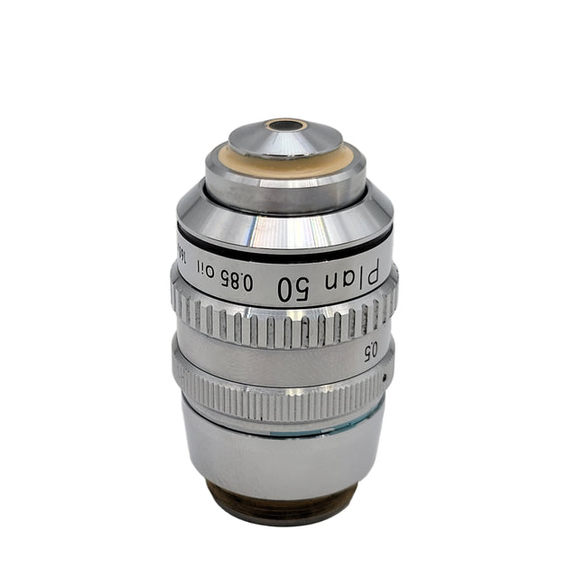 Nikon Microscope Objective Plan 50x Oil 160/- - microscopemarketplace