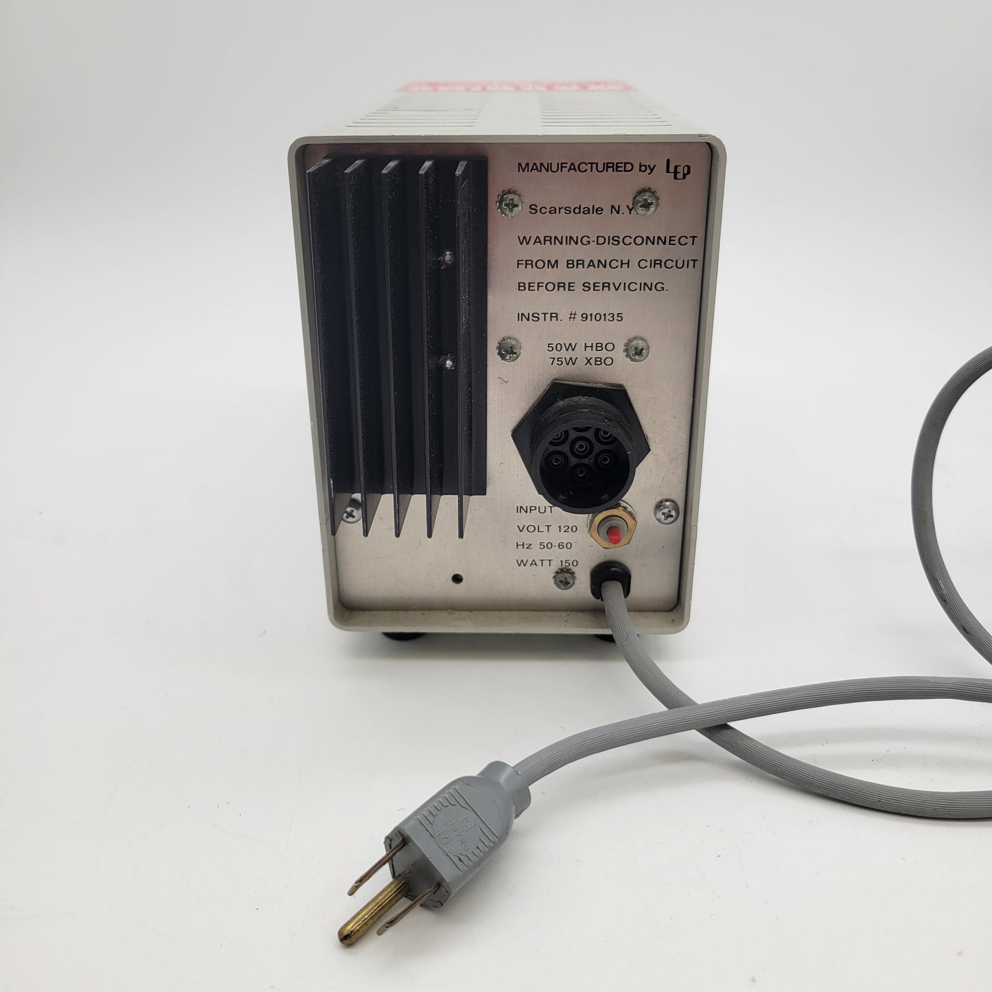 Zeiss LEP Microscope Fluorescence Xenon Mercury 50W HBO / 75W XBO Power Supply