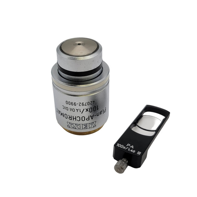 Zeiss Microscope Objective Plan Apochromat 100x 1.4 Oil DIC & Prism PA 100x/1.40