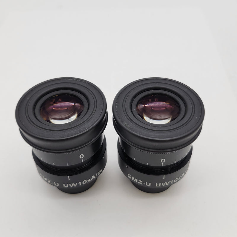 Nikon Stereo Microscope SMZ-U UW10xA/24 Eyepieces Ultra Wide 10x - microscopemarketplace