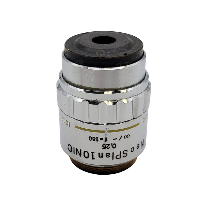 Olympus Microscope Objective NeoSPlan 10x NIC BF/DF Neo SPlan 10 IC10 - Microscope Marketplace