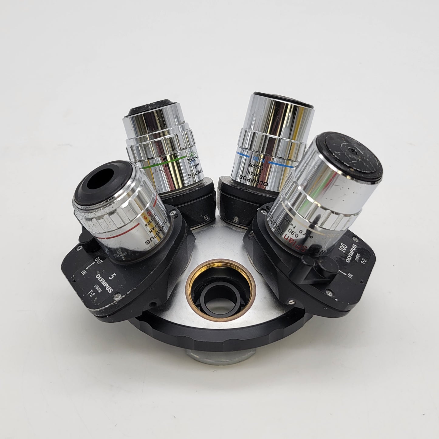 Olympus Microscope DIC NIC Nomarski NeoSPlan 5x 20x 50x 100x Objectives & Prisms - Microscope Marketplace