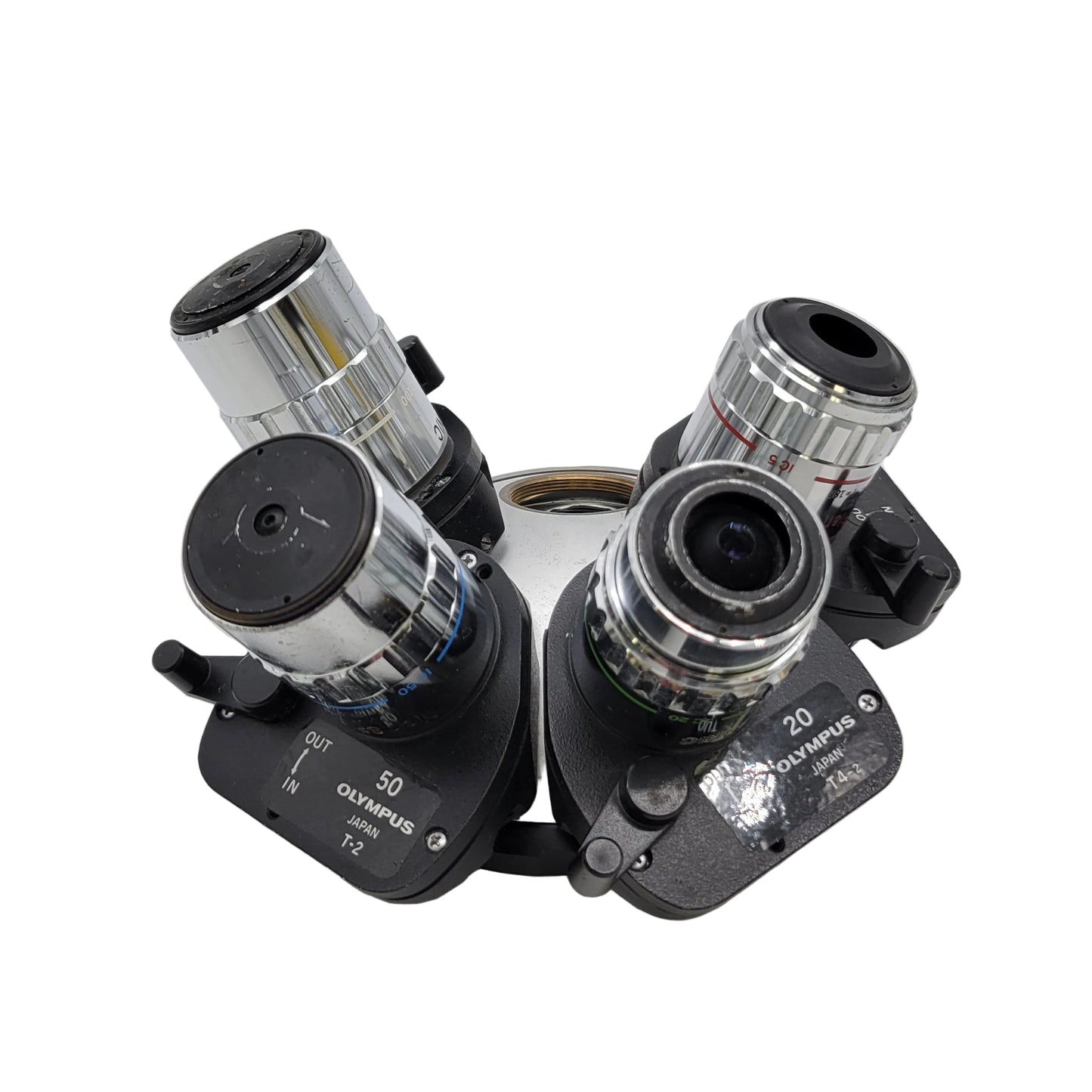 Olympus Microscope DIC NIC Nomarski NeoSPlan 5x 20x 50x 100x Objectives & Prisms - Microscope Marketplace