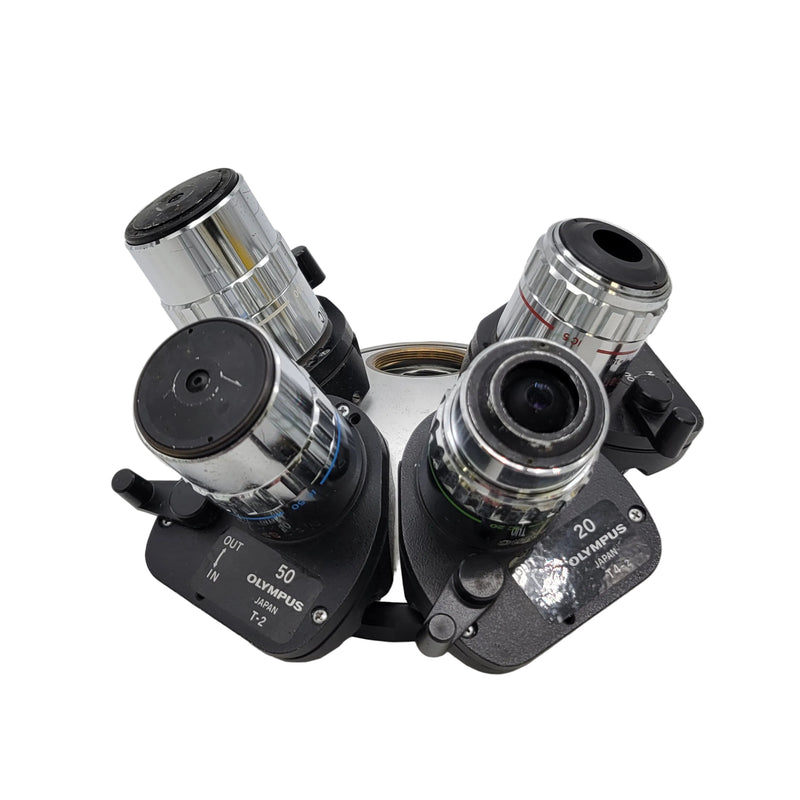 Olympus Microscope DIC NIC Nomarski NeoSPlan 5x 20x 50x 100x Objectives & Prisms - Microscope Marketplace