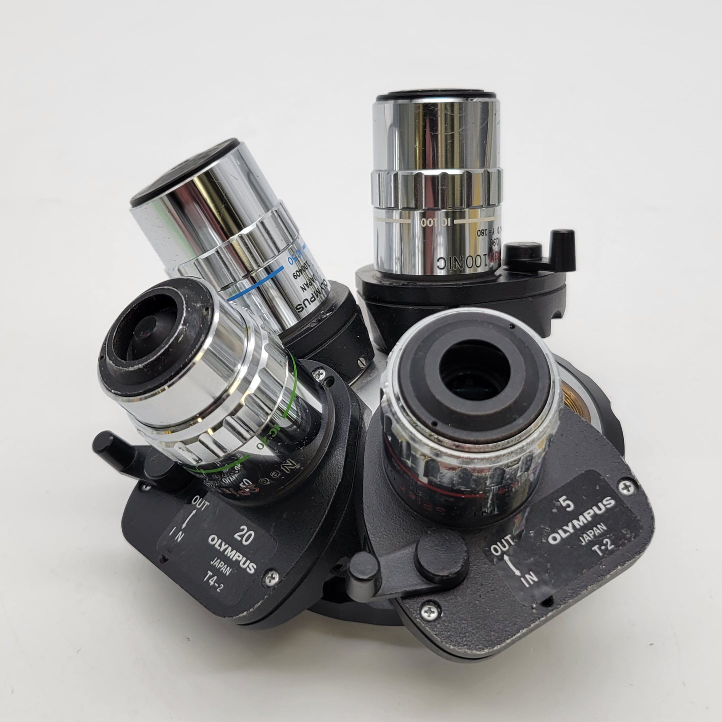 Olympus Microscope DIC NIC Nomarski NeoSPlan 5x 20x 50x 100x Objectives & Prisms - Microscope Marketplace