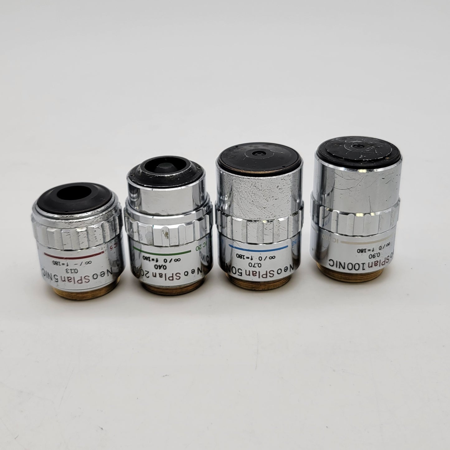 Olympus Microscope DIC NIC Nomarski NeoSPlan 5x 20x 50x 100x Objectives & Prisms - Microscope Marketplace