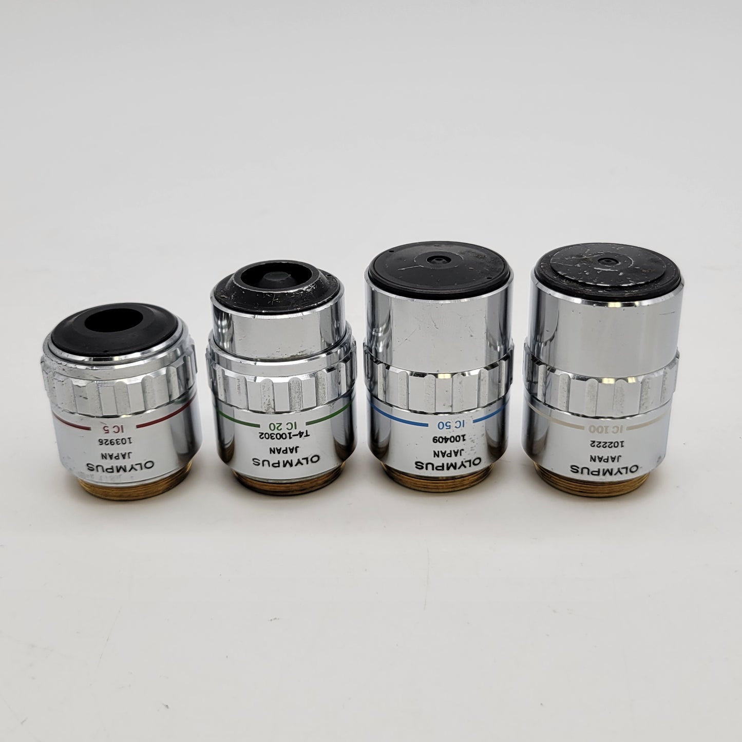 Olympus Microscope DIC NIC Nomarski NeoSPlan 5x 20x 50x 100x Objectives & Prisms - Microscope Marketplace