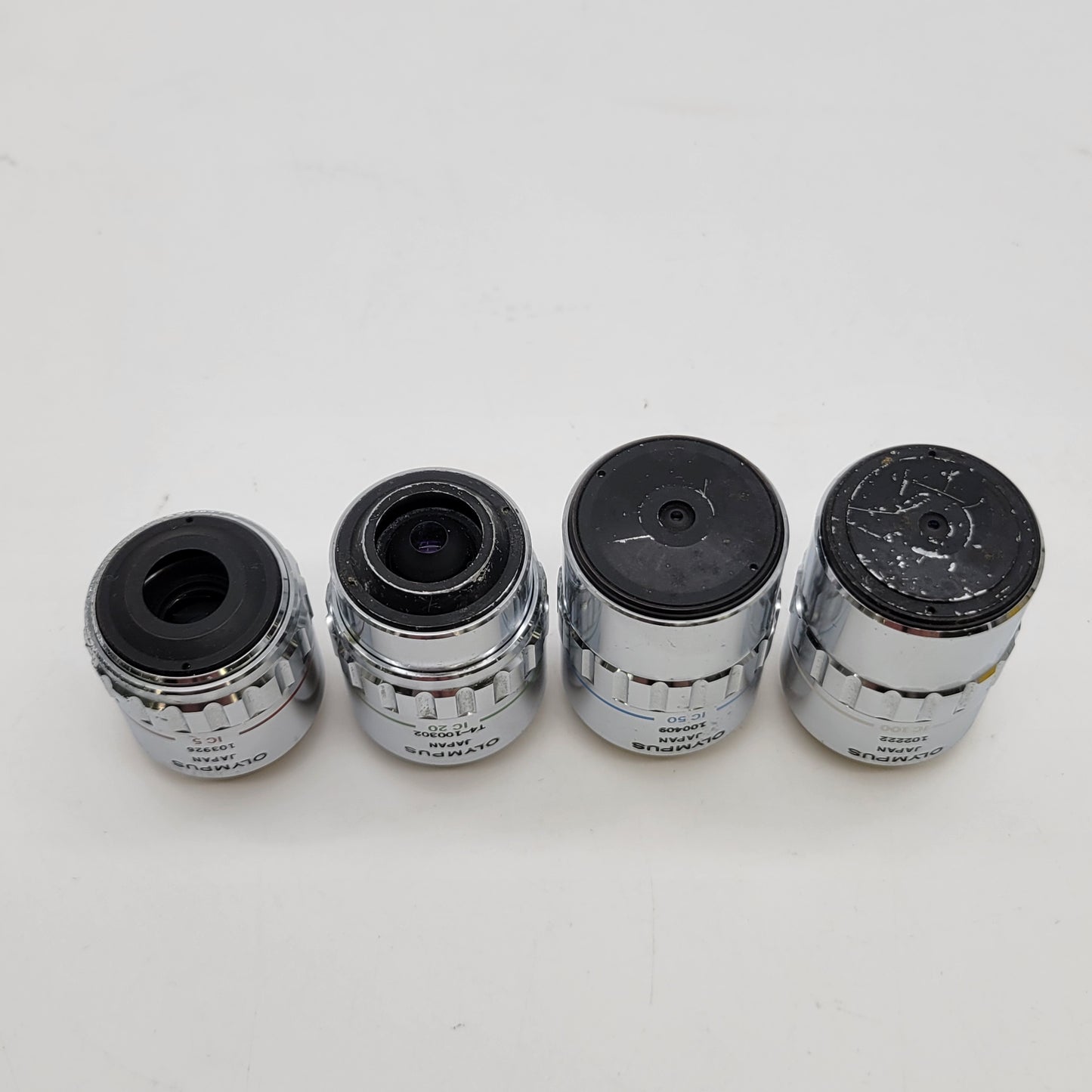 Olympus Microscope DIC NIC Nomarski NeoSPlan 5x 20x 50x 100x Objectives & Prisms - Microscope Marketplace