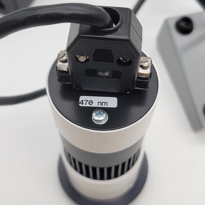 Leica Microscope CoolLED pE-100 Single Wavelength Excitation Light Source 470nm - microscopemarketplace