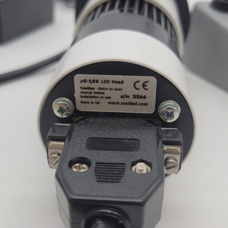 Leica Microscope CoolLED pE-100 Single Wavelength Excitation Light Source 470nm - microscopemarketplace