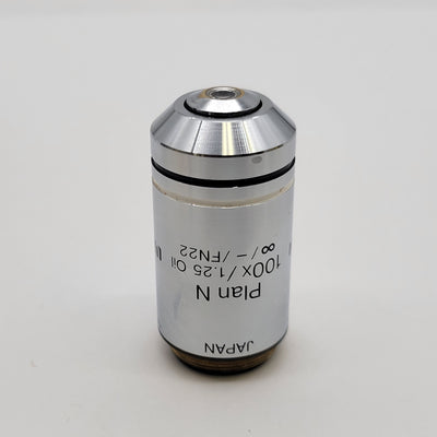 Olympus Microscope Objective Plan N 100x *DEAL* - Microscope Marketplace