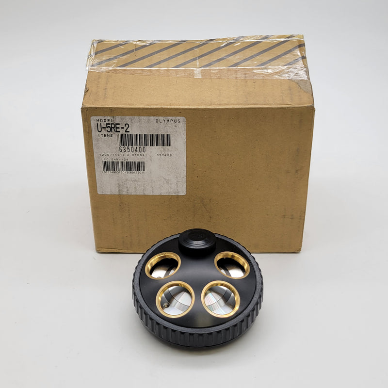 Olympus Microscope 5 Place Nosepiece U-5RE-2 for BX Series NEW - Microscope Marketplace