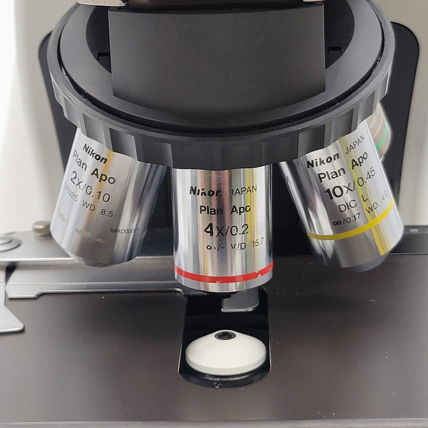 Nikon Microscope Ni-U with Plan Apo Objectives, 2x, and Tilting Telescoping Head - Microscope Marketplace
