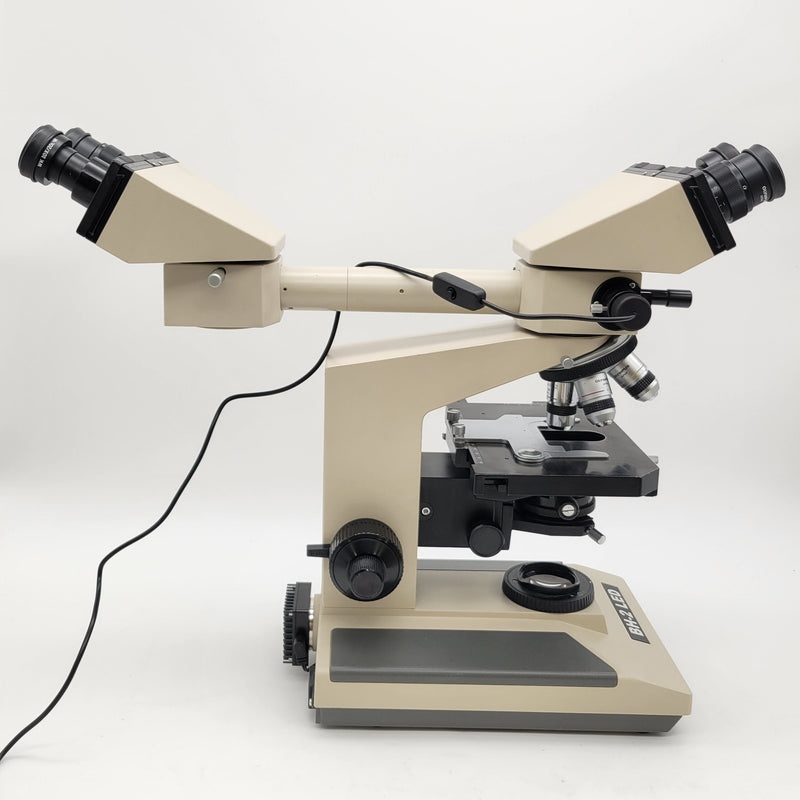 Olympus Microscope BH-2 LED with Front to Back Pointer Bridge & 2x Pathology / Mohs BH2 - Microscope Marketplace