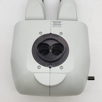 Olympus Stereo Microscope SZX2-LTTR Ergonomic Long Tilting Trinocular Head - Microscope Marketplace