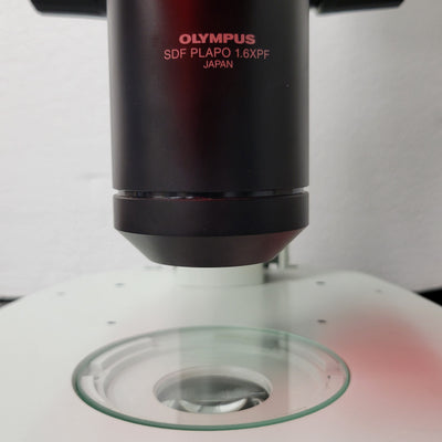 Olympus Stereo Microscope SZX16 with Fluorescence & Transmitted Light Stand - Microscope Marketplace