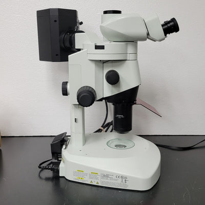 Olympus Stereo Microscope SZX16 with Fluorescence & Transmitted Light Stand - Microscope Marketplace