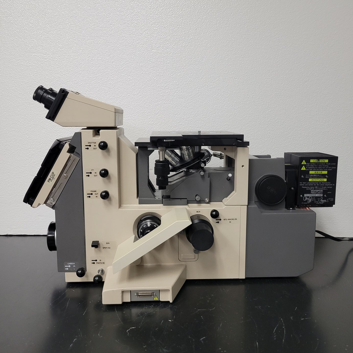 Olympus Microscope PMG3 Metallurgical with Brightfield, Darkfield and DIC PMG-3 - Microscope Marketplace