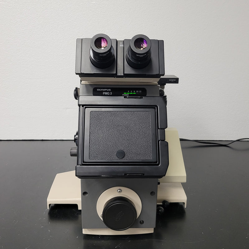 Olympus Microscope PMG3 Metallurgical with Brightfield, Darkfield and DIC PMG-3 - Microscope Marketplace