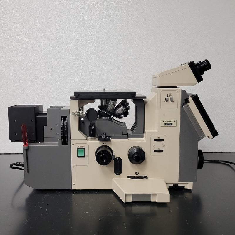 Olympus Microscope PMG3 Metallurgical with Brightfield, Darkfield and DIC PMG-3 - Microscope Marketplace