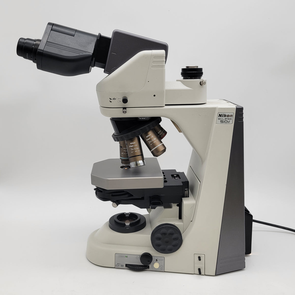 Nikon Microscope Eclipse 50i with 1x, 2x Objective & Camera Port for P