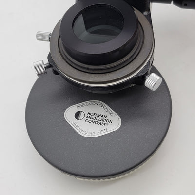 Nikon Diaphot 300 Microscope Hoffman Modulation Contrast Condenser & Objectives - Microscope Marketplace