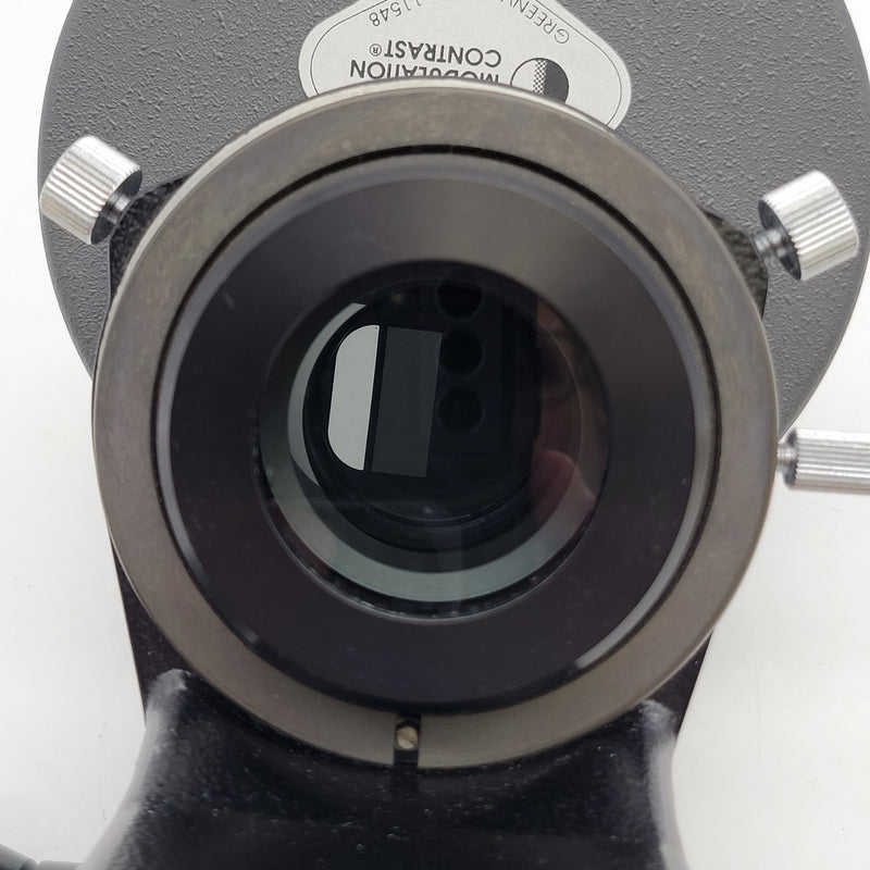 Nikon Diaphot 300 Microscope Hoffman Modulation Contrast Condenser & Objectives - Microscope Marketplace